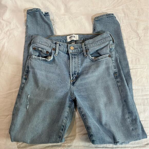 AGOLDE Sophie Skinny Jeans Sz 25 - Picture 15 of 16